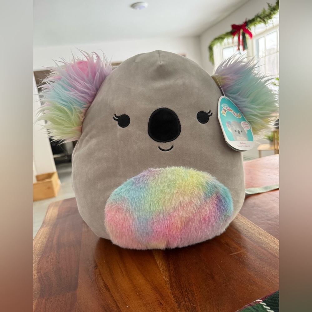 NWT Kellytoy Squishmallow Kelina Koala Plush Stuffed Animal Backpack 12”